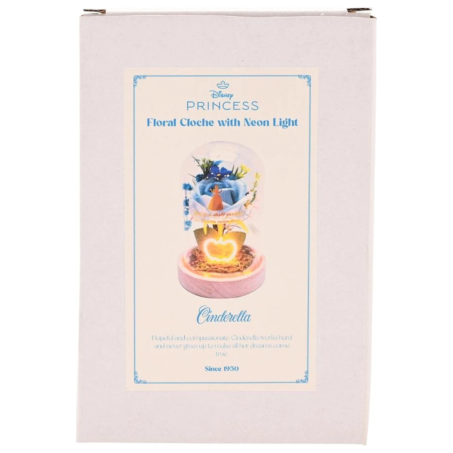 Disney Princess Cinderella Floral Glocke mit einem Neonlicht Produktfoto