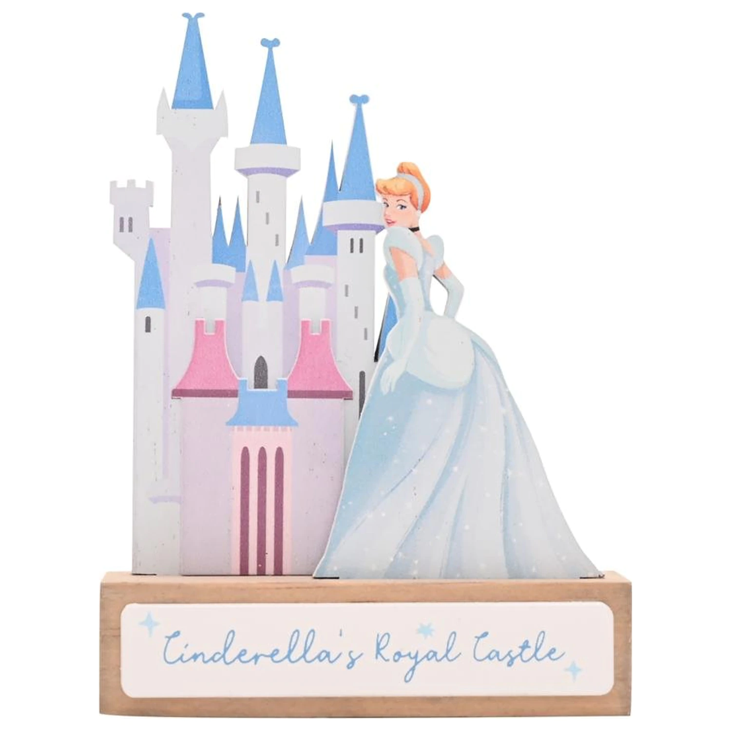 Disney Princess Cinderella Mini Schloss Plakette Produktfoto