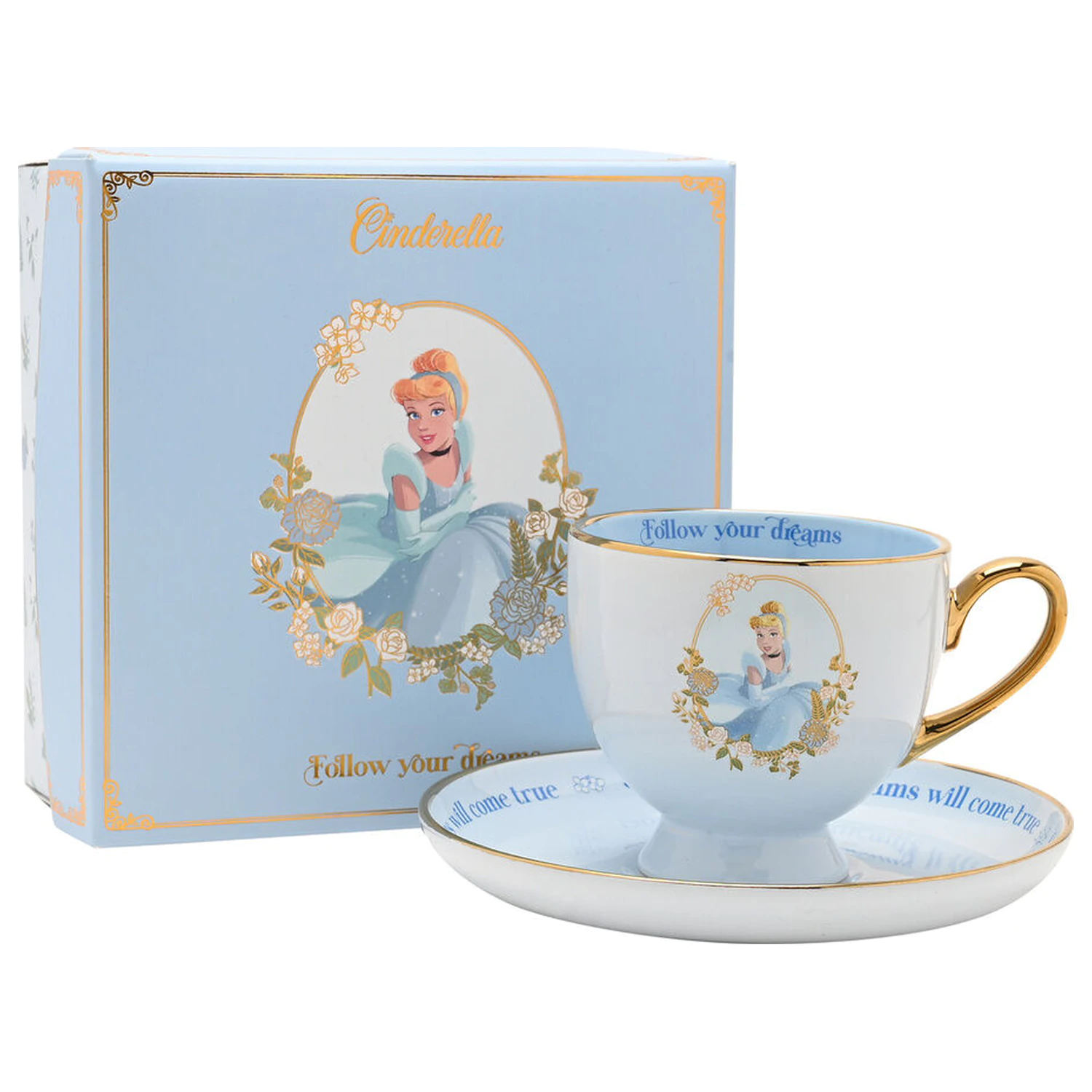 Disney Princess Cinderella Teetasse und Untertasse Produktfoto