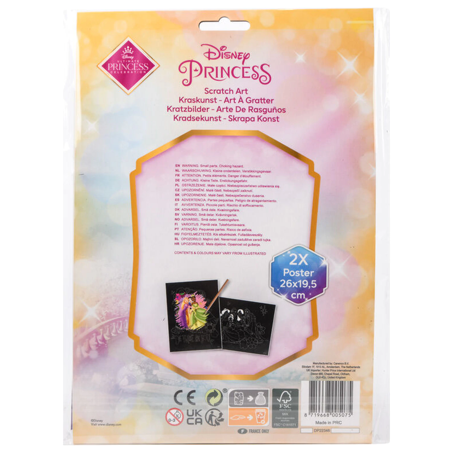 Disney Princess Kratz-Set Produktfoto