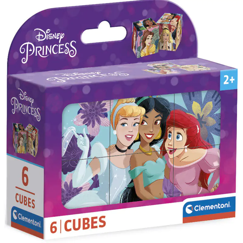 Disney Princess WürfelPuzzle 6St Produktfoto