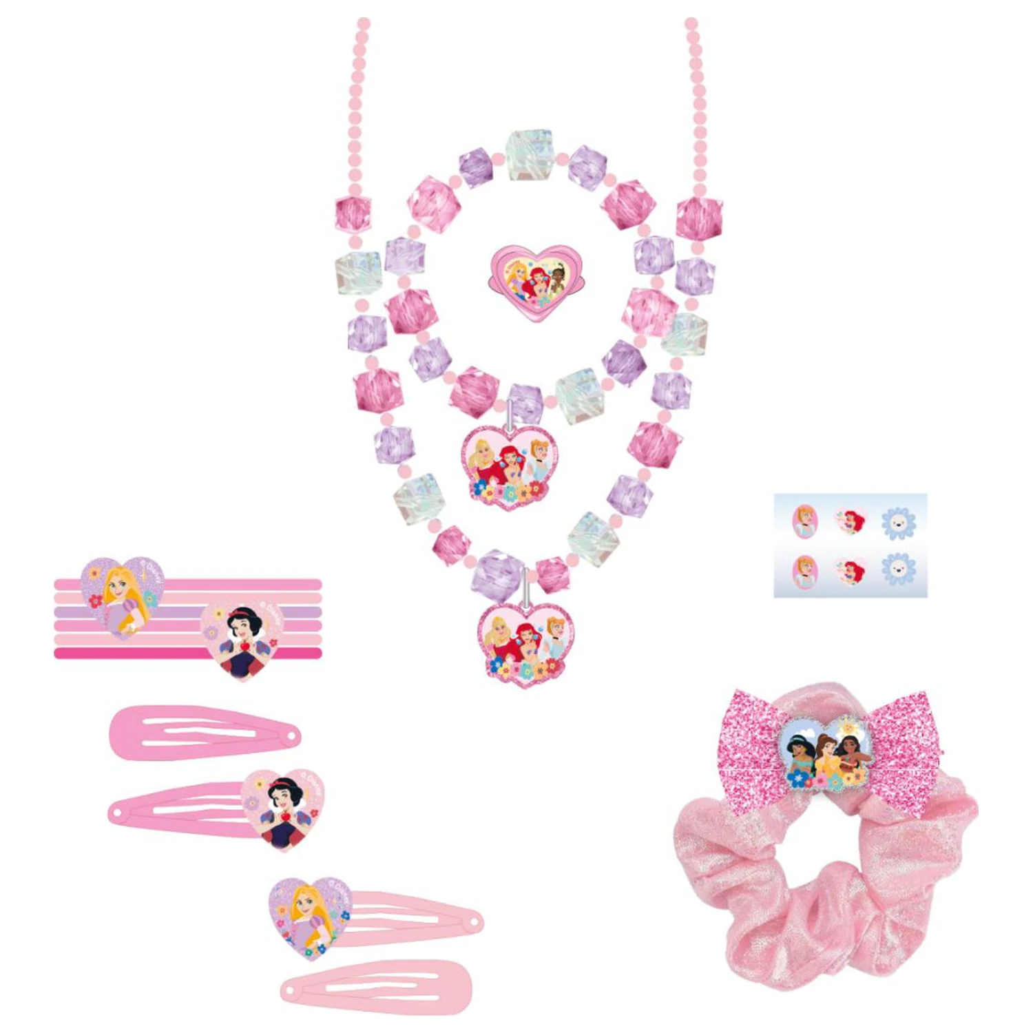 Disney Princess Damen Haar-Accessoires und Schmuck Set 15 Teile Produktfoto