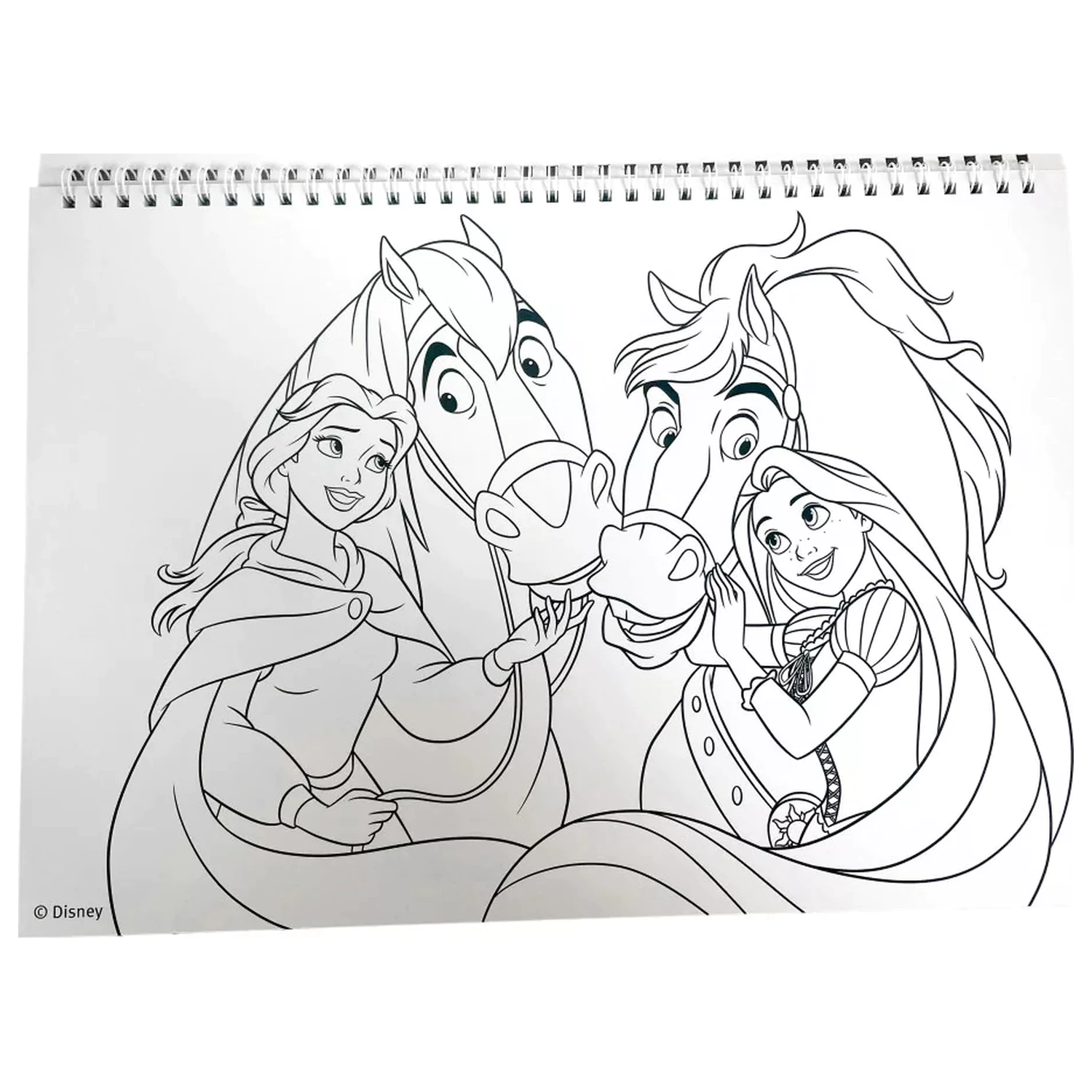 Disney Princesses Life A/4 Spiral-Skizzenblock, 40 Blatt mit Stickern Produktfoto
