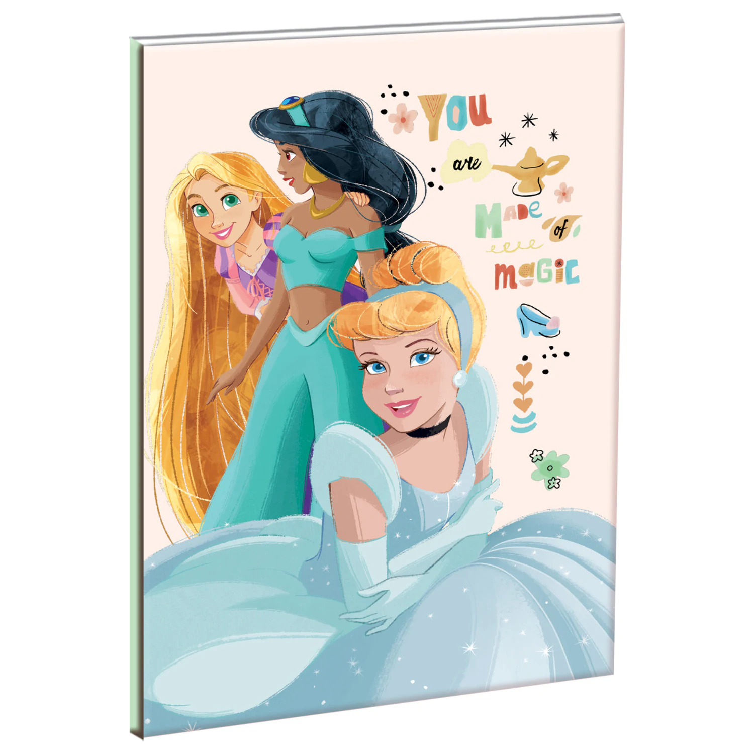 Disney Princesses Made of Magic B/5 liniertes Notizbuch 40 Seiten Produktfoto