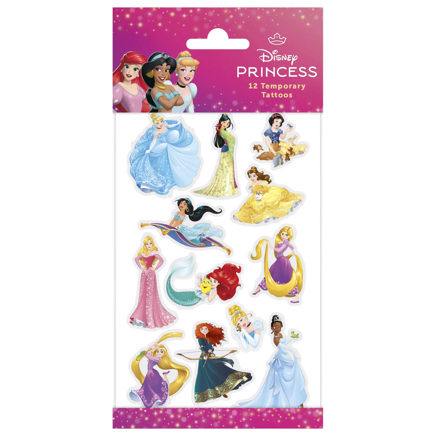 Disney Princesses Magic Tattoos 12-teilig Produktfoto