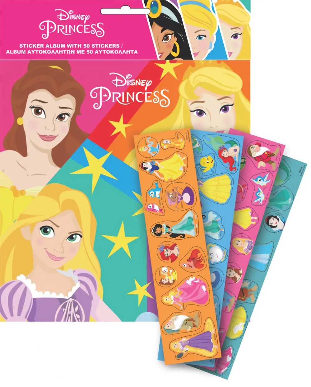 Disney Princess Sticker Album mit 50 Stickern Produktfoto
