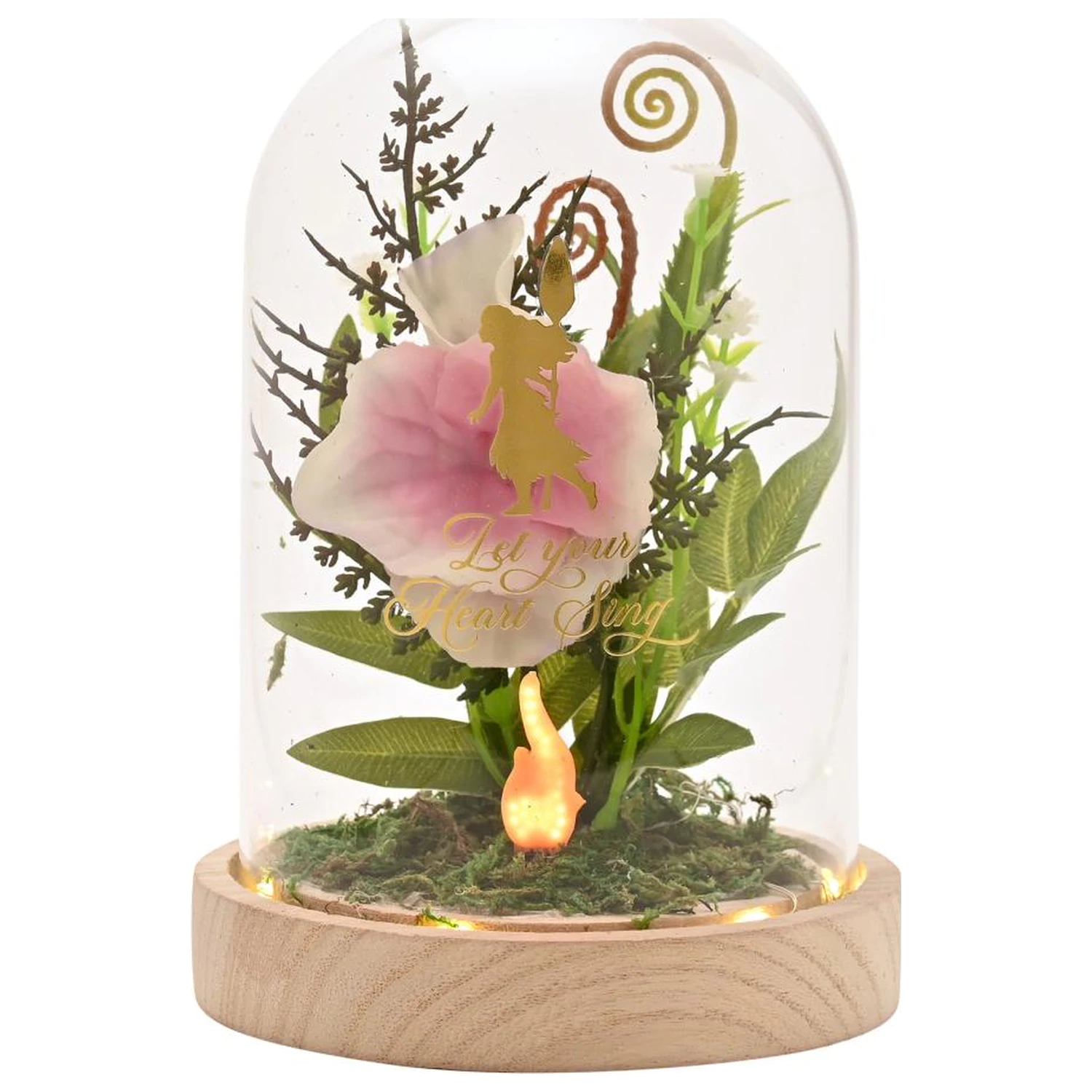 Disney Princess Moana Floral Glocke mit einem Neonlicht Produktfoto