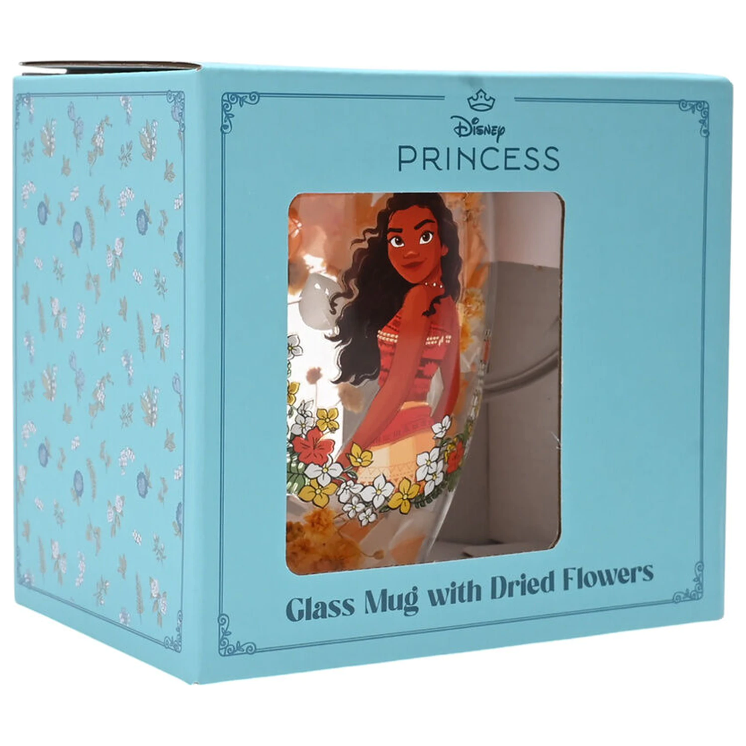 Disney Princess Moana Glas mit getrockneten Blumen 300 ml Produktfoto