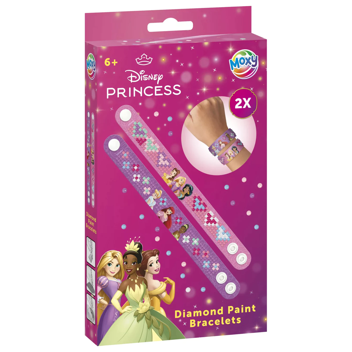 Disney Princess Moxy Diamond Dot Armband Set 2-teilig Produktfoto