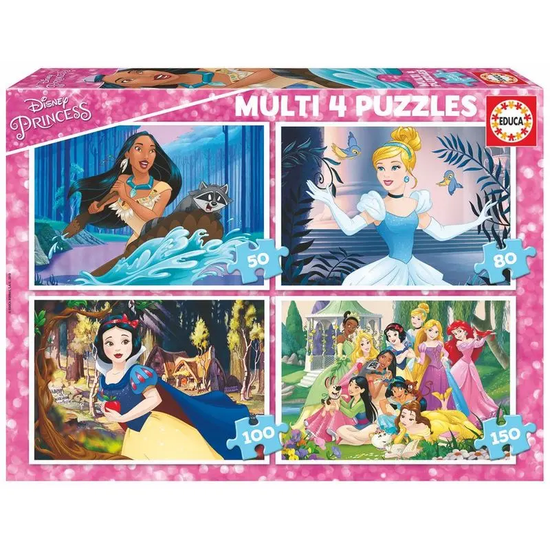 Disney Princess Multi Puzzle 50-80-100-150St termékfotó