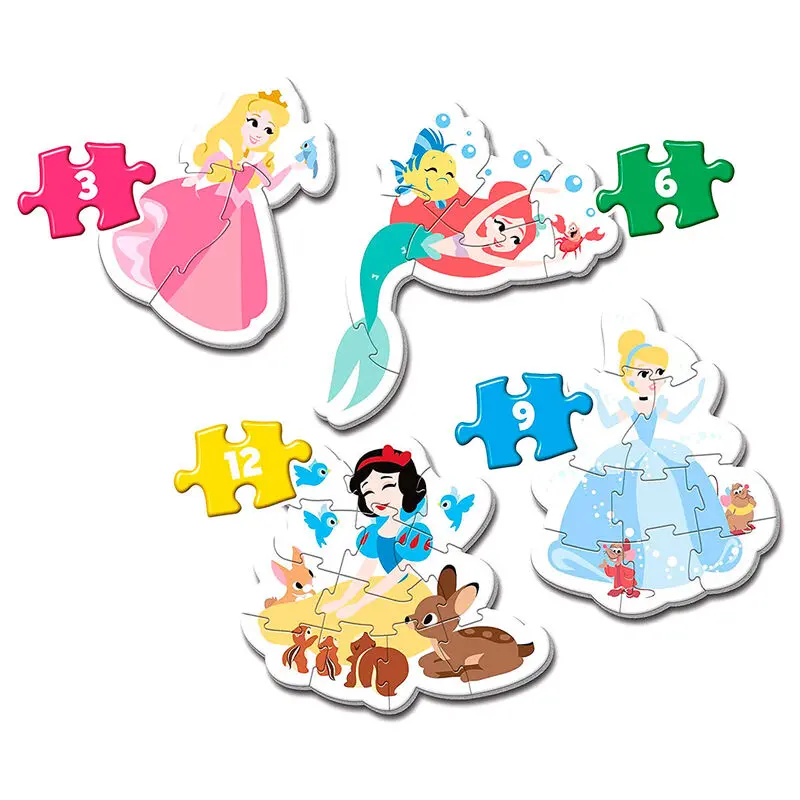 Disney Princess My First Puzzle 3-6-9-12St Produktfoto