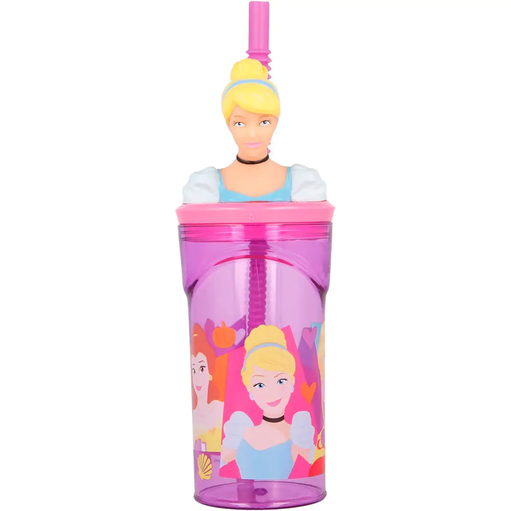 Disney Princess Glas mit 3D Figur 360ml Produktfoto
