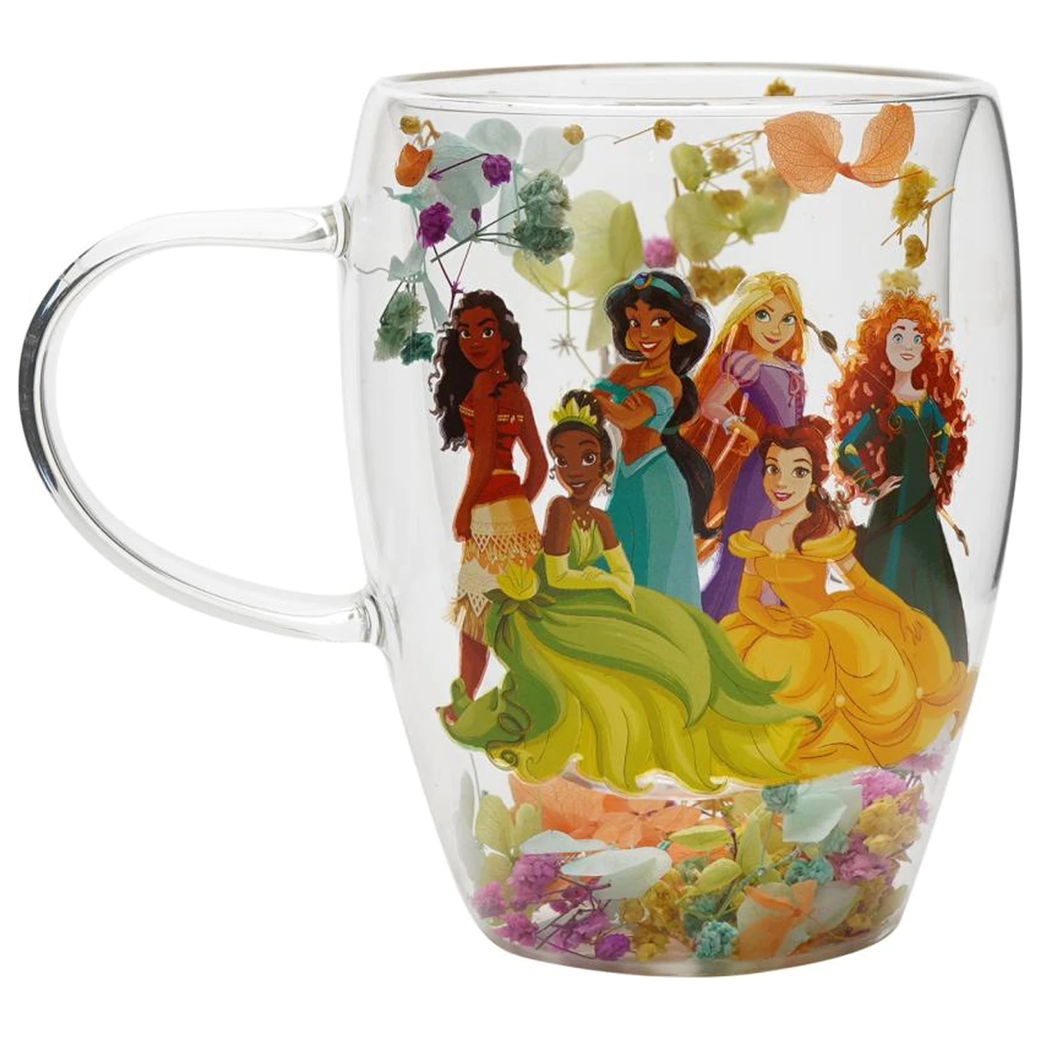 Disney Princess Princess Glas mit getrockneten Blumen 300 ml Produktfoto