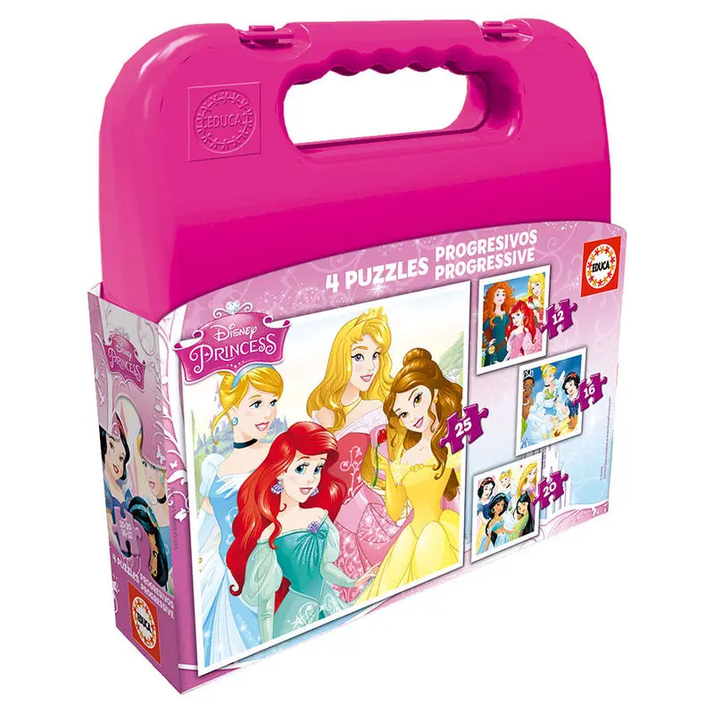 Disney Princess Progressive Puzzle 12-16-20-25St termékfotó