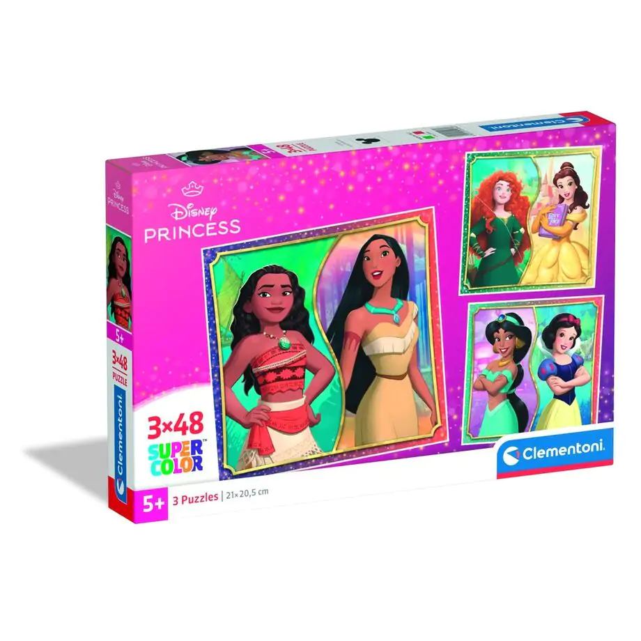 Disney Princess Puzzle 3x48St Produktfoto