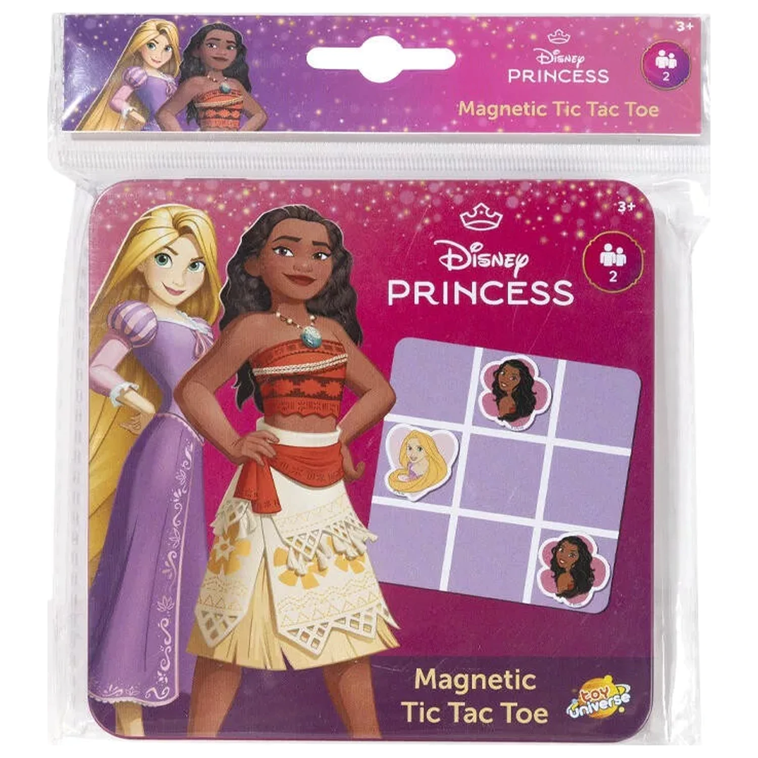 Disney Princess Royal Magnetic Tic-Tac-Toe in einer Metall Box Produktfoto