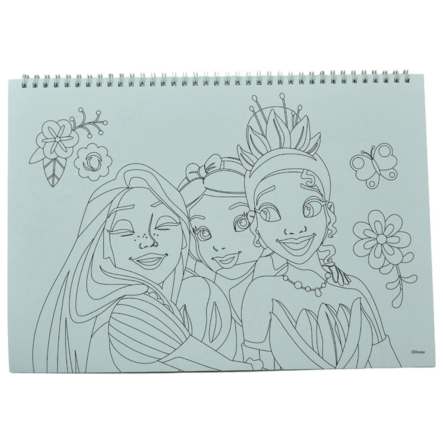 Disney Princess Spring A/4 Spiral Skizzenbuch 40 Blatt mit Stickern Produktfoto