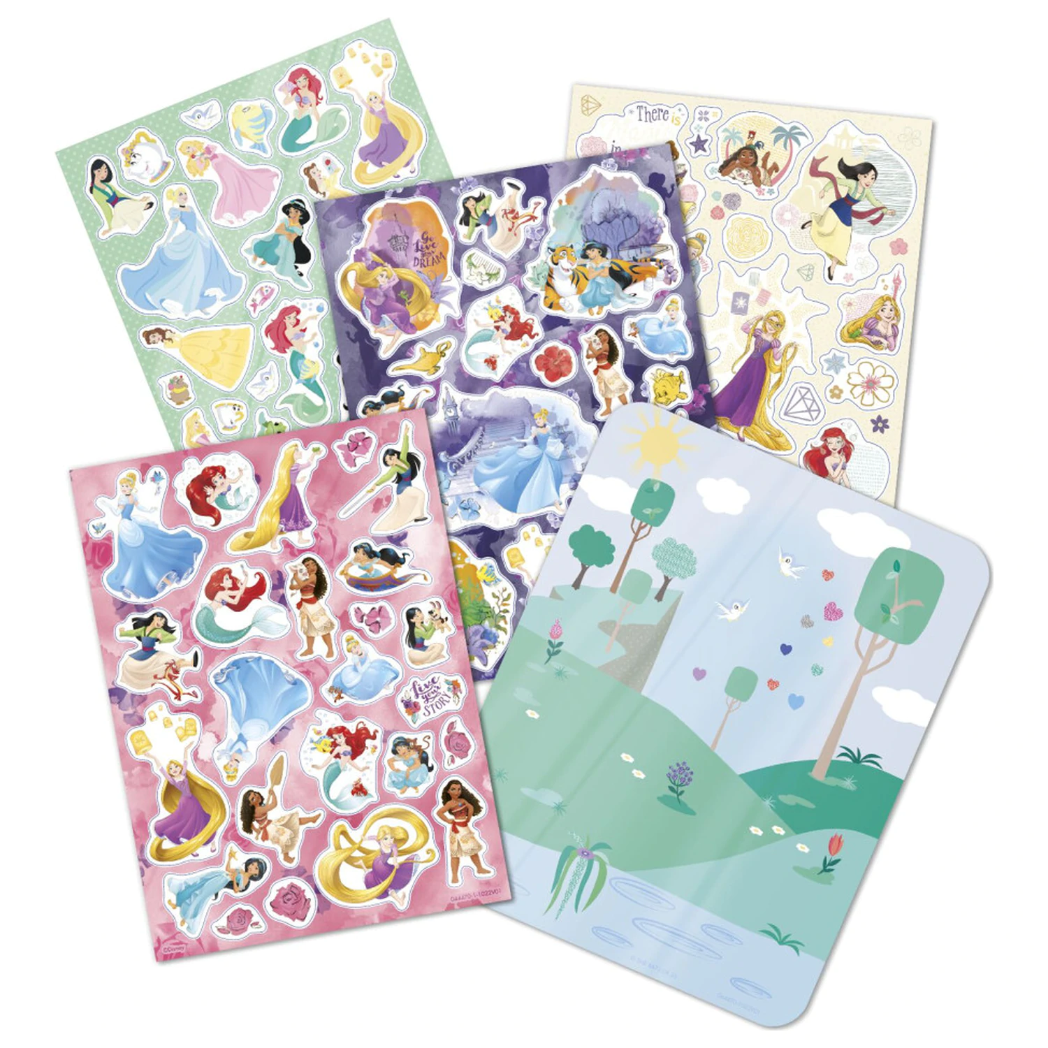 Disney Princess Story Fensteraufkleber-Set Produktfoto