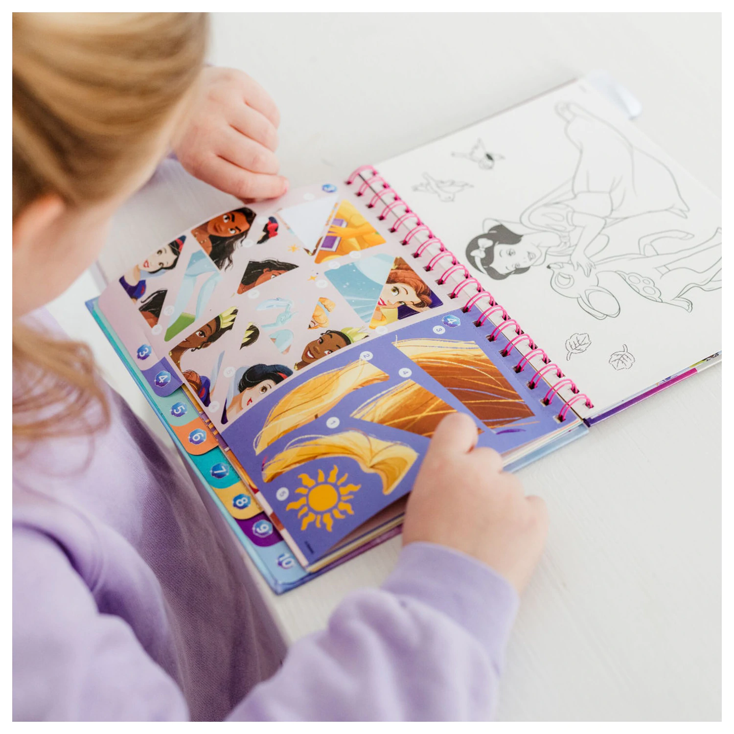 Disney Princess Story Puzzle Sticker und Malset Produktfoto