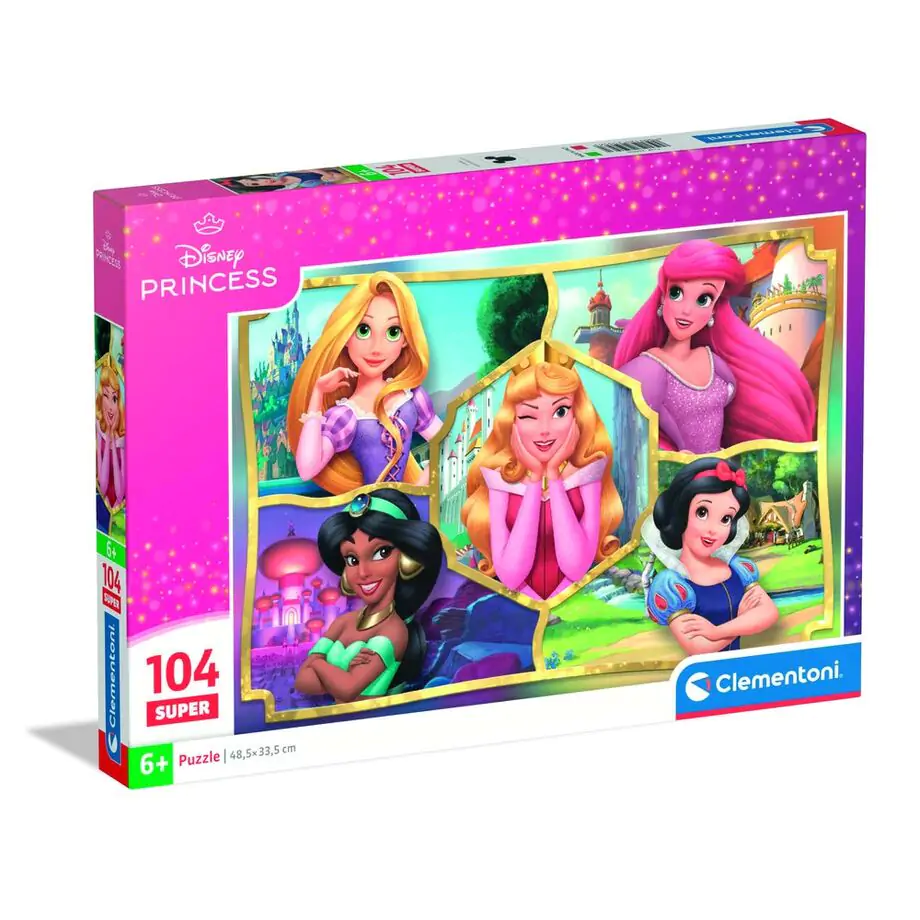 Disney Princess super Puzzle 104St Produktfoto