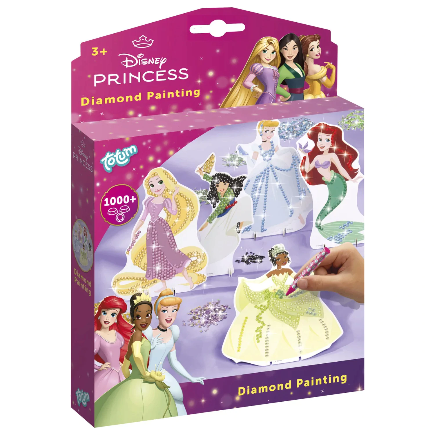 Disney Princess Totum Diamond Painting Set 5-teilig Produktfoto