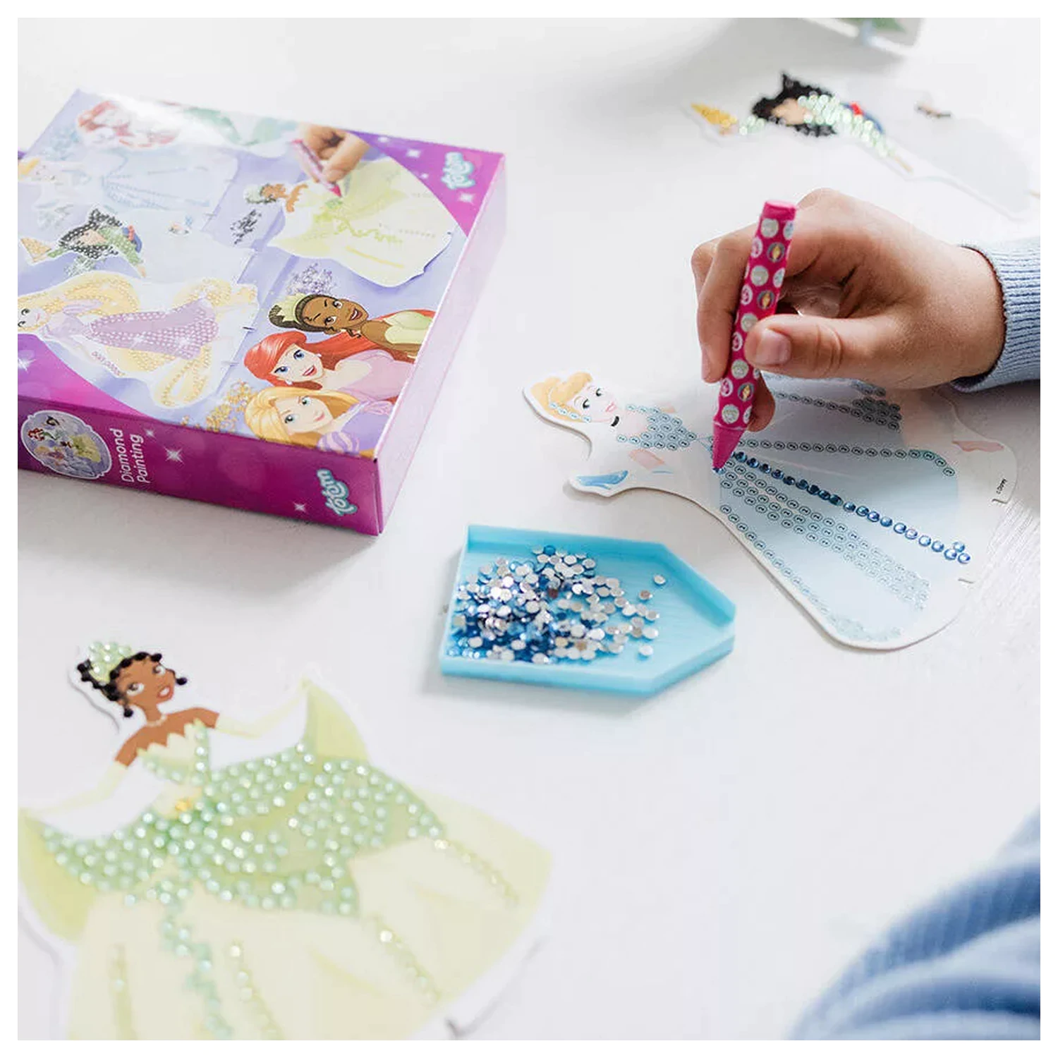 Disney Princess Totum Diamond Painting Set 5-teilig Produktfoto