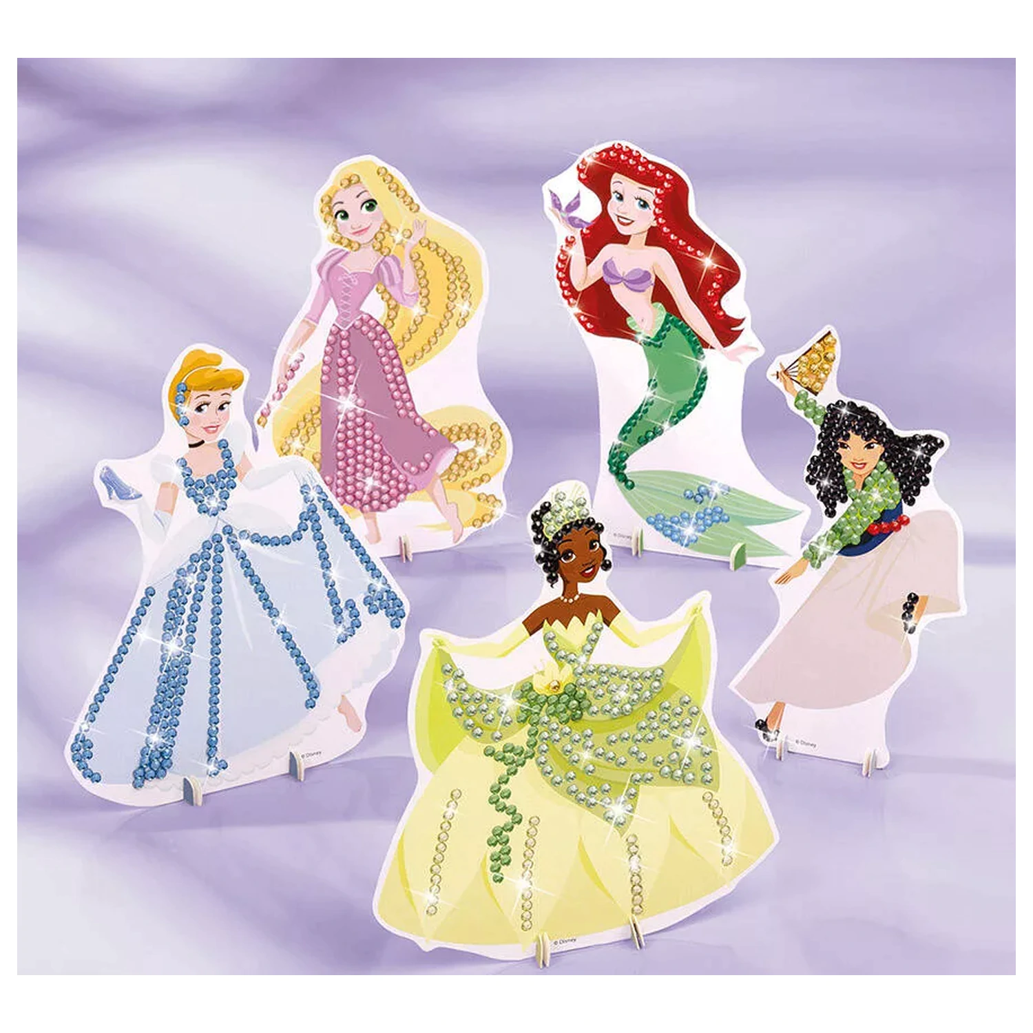 Disney Princess Totum Diamond Painting Set 5-teilig Produktfoto