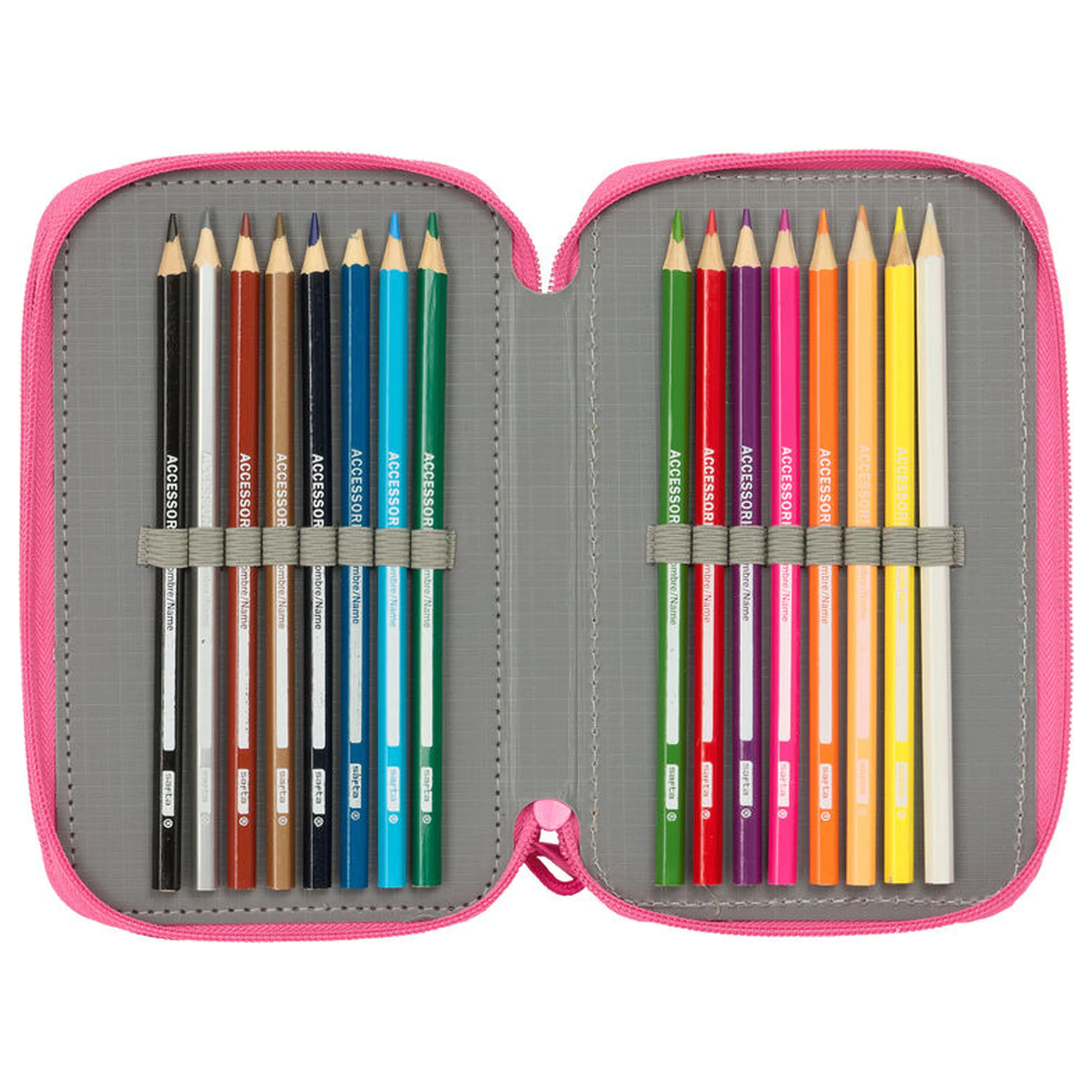 Disney Princess dreifaches Federmäppchen 37 Teile Produktfoto