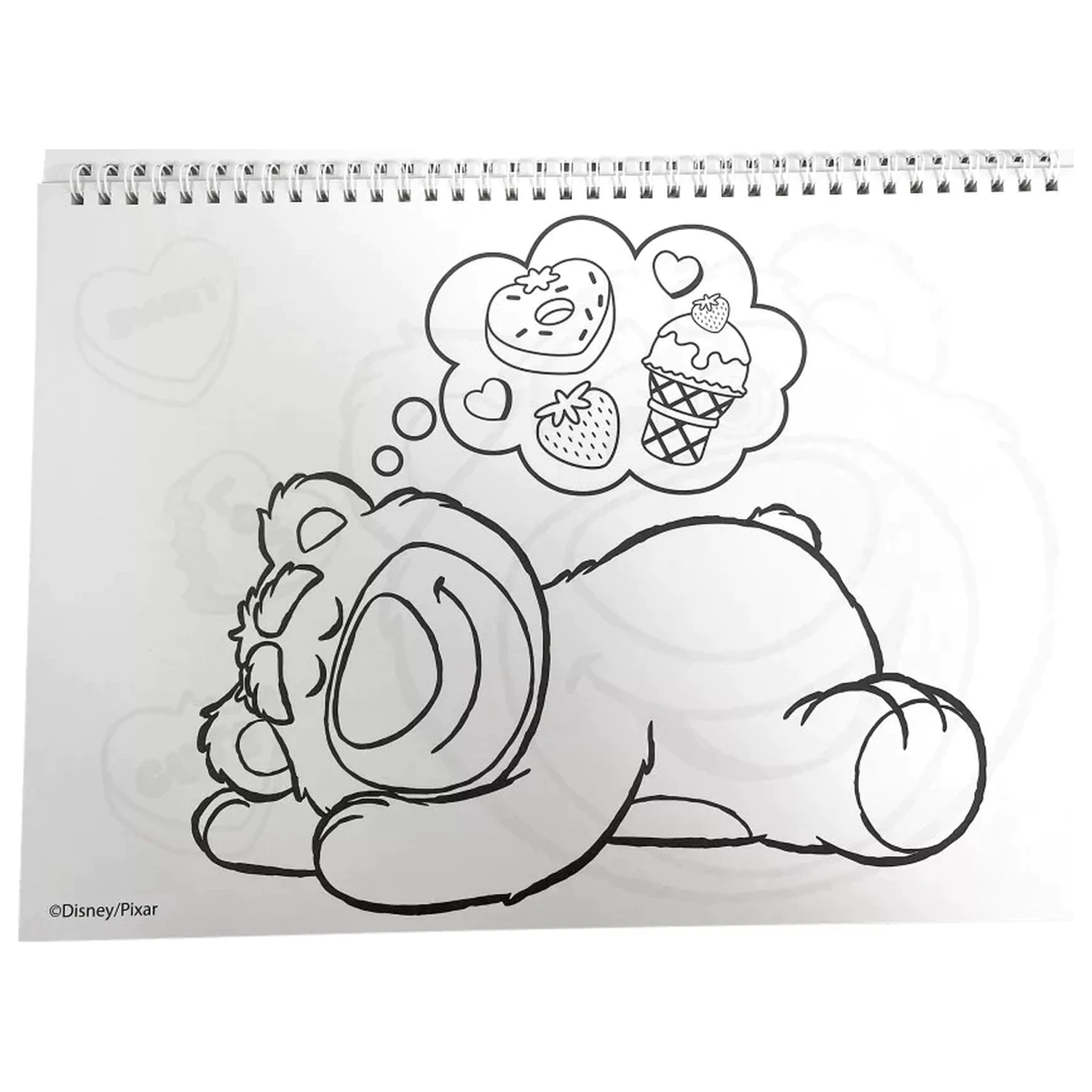 Disney Toy Story Lotso A4 Spiral Skizzenbuch 40 Blätter mit Stickern Produktfoto