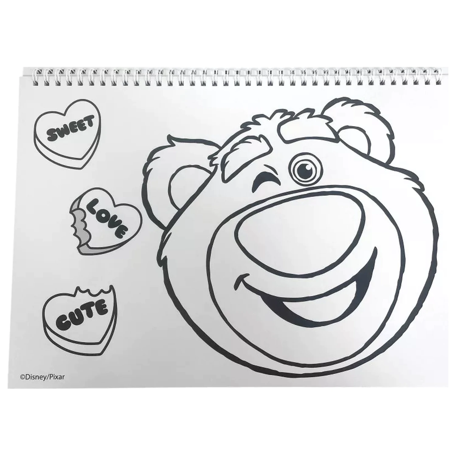 Disney Toy Story Lotso A4 Spiral Skizzenbuch 40 Blätter mit Stickern Produktfoto