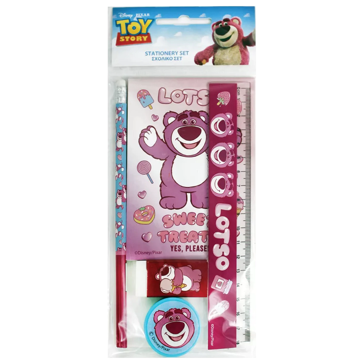 Disney Toy Story Lots-o'-Huggin' Bear Jam Schreibwaren-Set 5 Teile Produktfoto