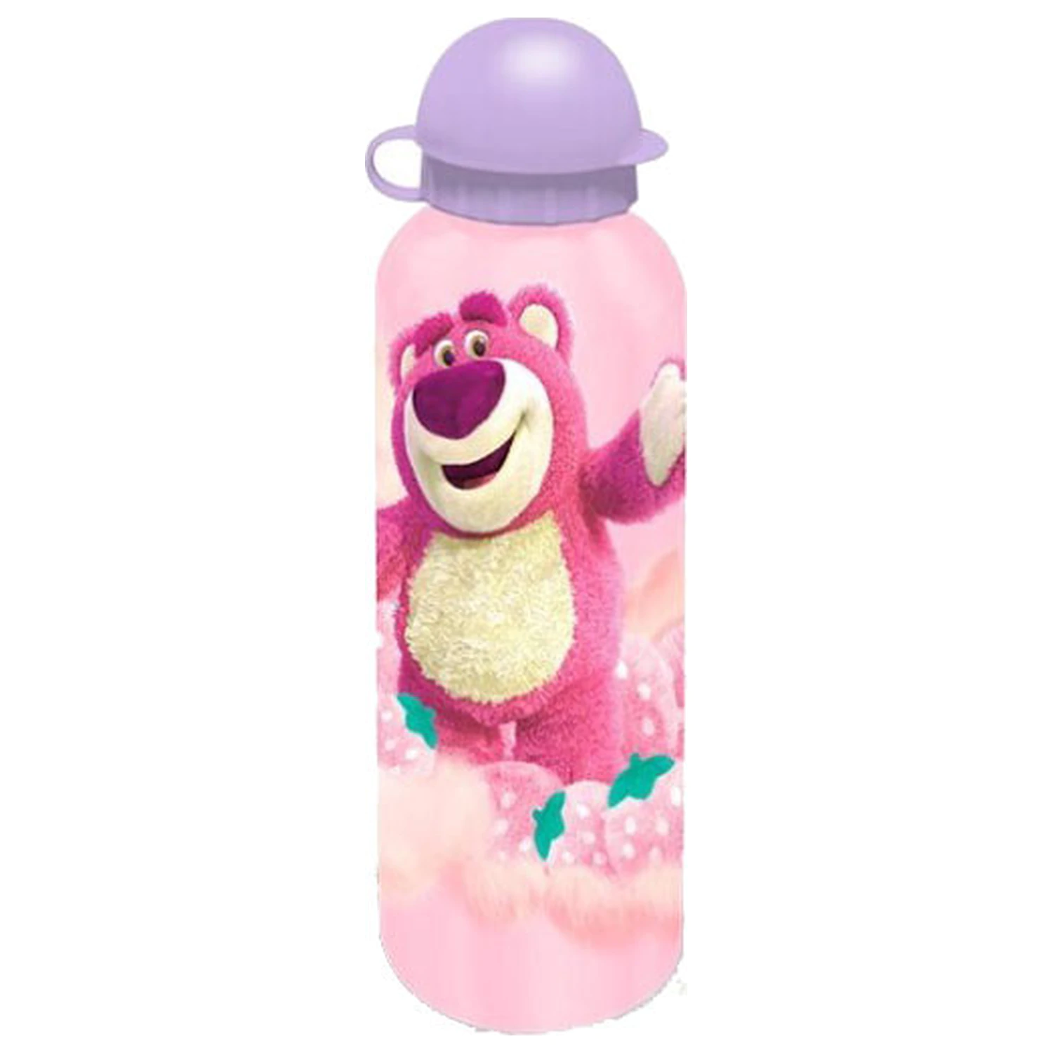 Disney Toy Story Lotso Strawberry Aluminium Wasserflasche mit Trinkverschluss 500 ml Produktfoto