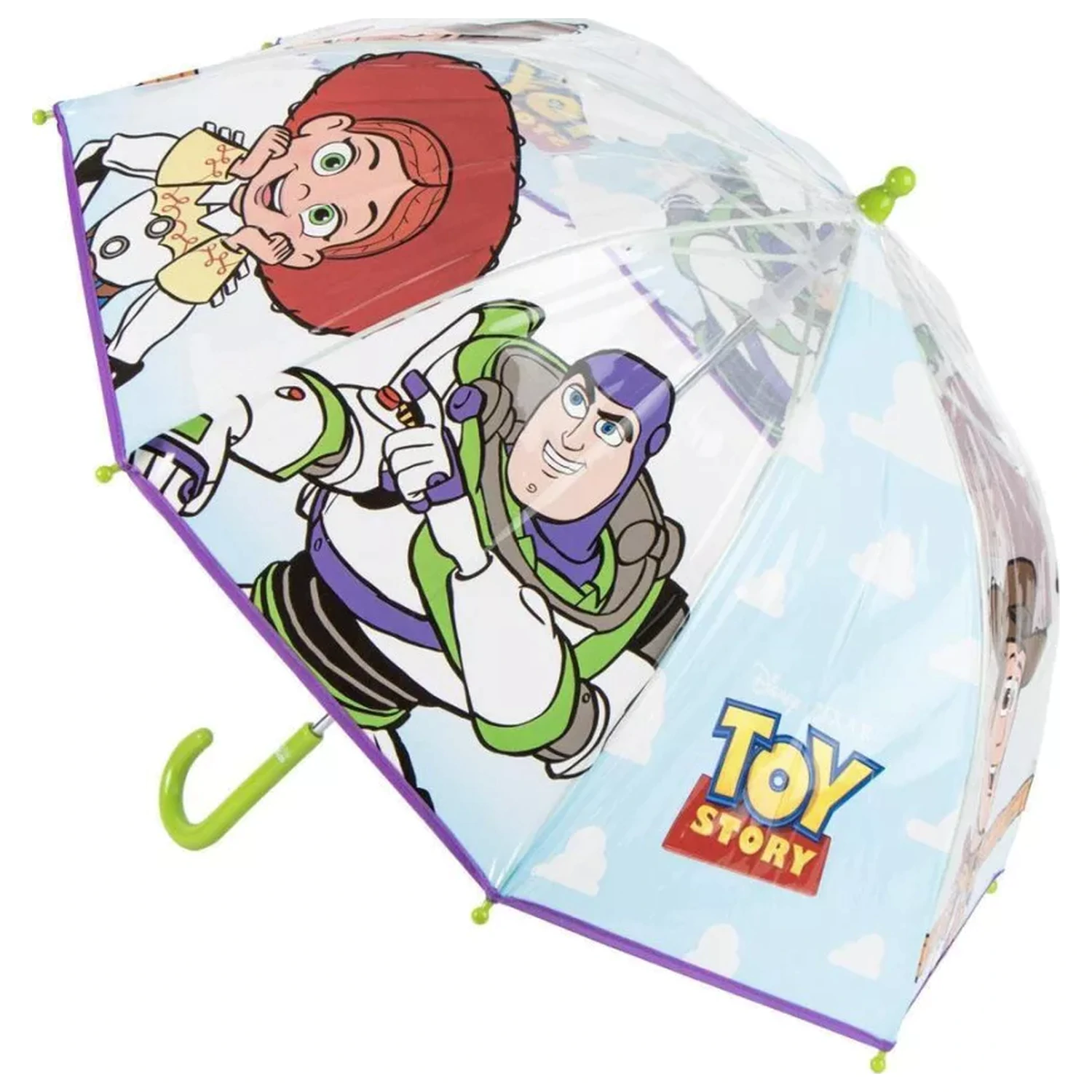 Disney Toy Story Team Kinder klarer Regenschirm Produktfoto