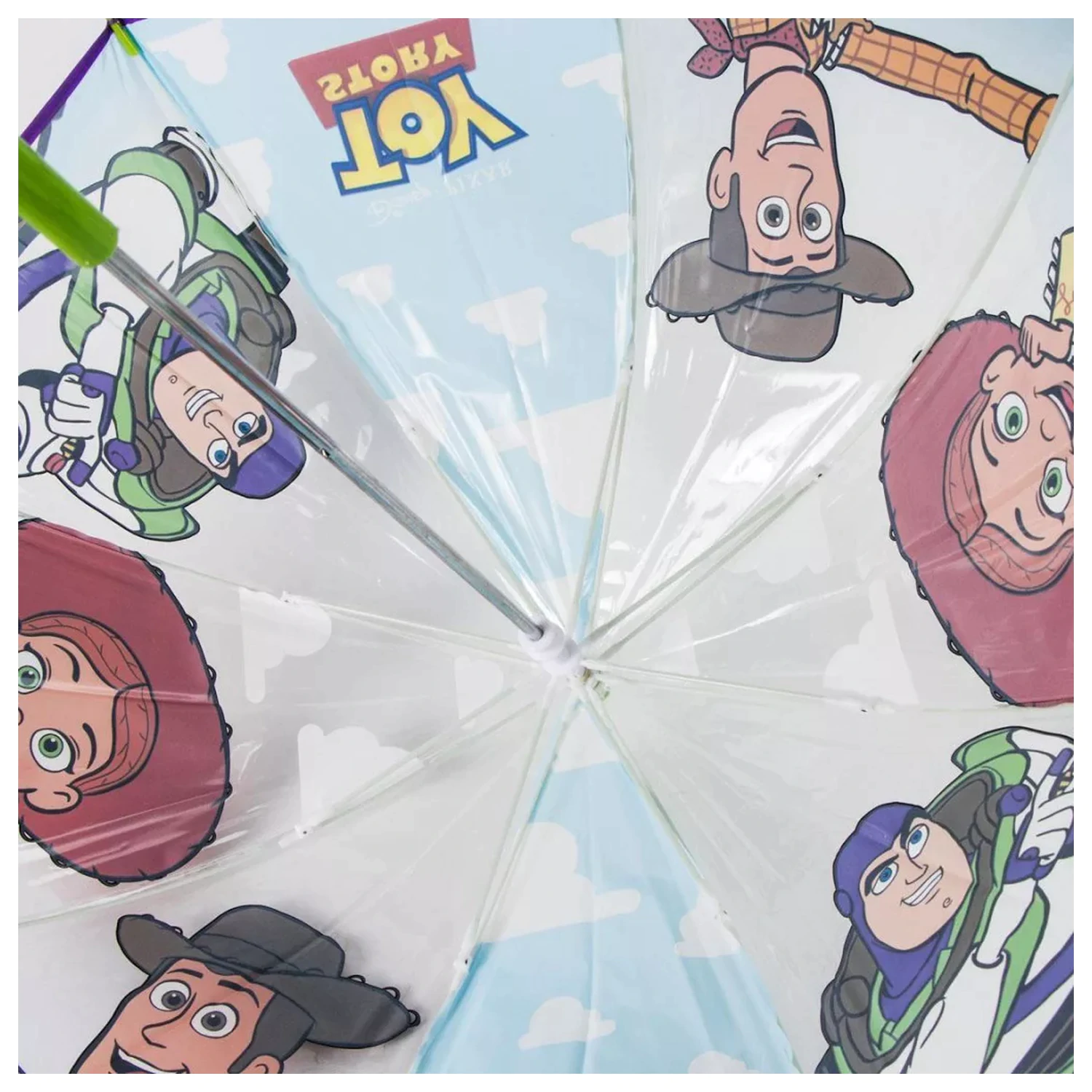 Disney Toy Story Team Kinder klarer Regenschirm Produktfoto