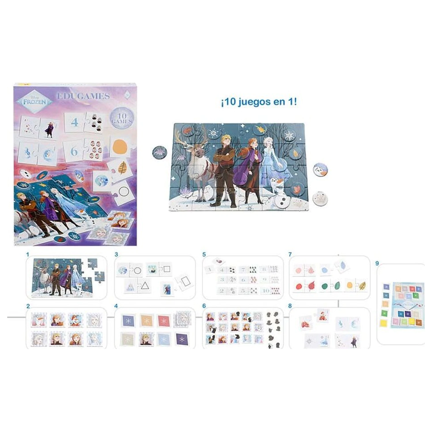 Disney Frozen 10 in 1 Spiel Produktfoto