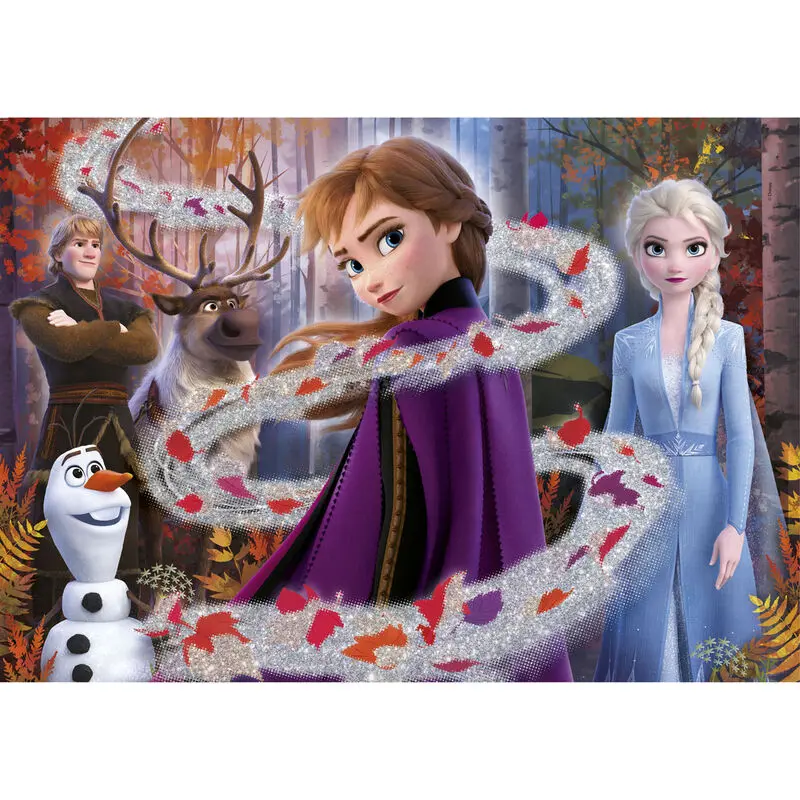 Disney Frozen 2 Glitzer Effekt Puzzle 104 Teile Produktfoto