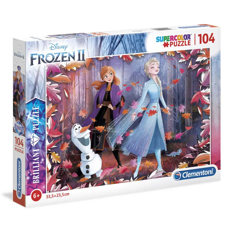 Disney Frozen 2 Brilliant Puzzle 104St Produktfoto