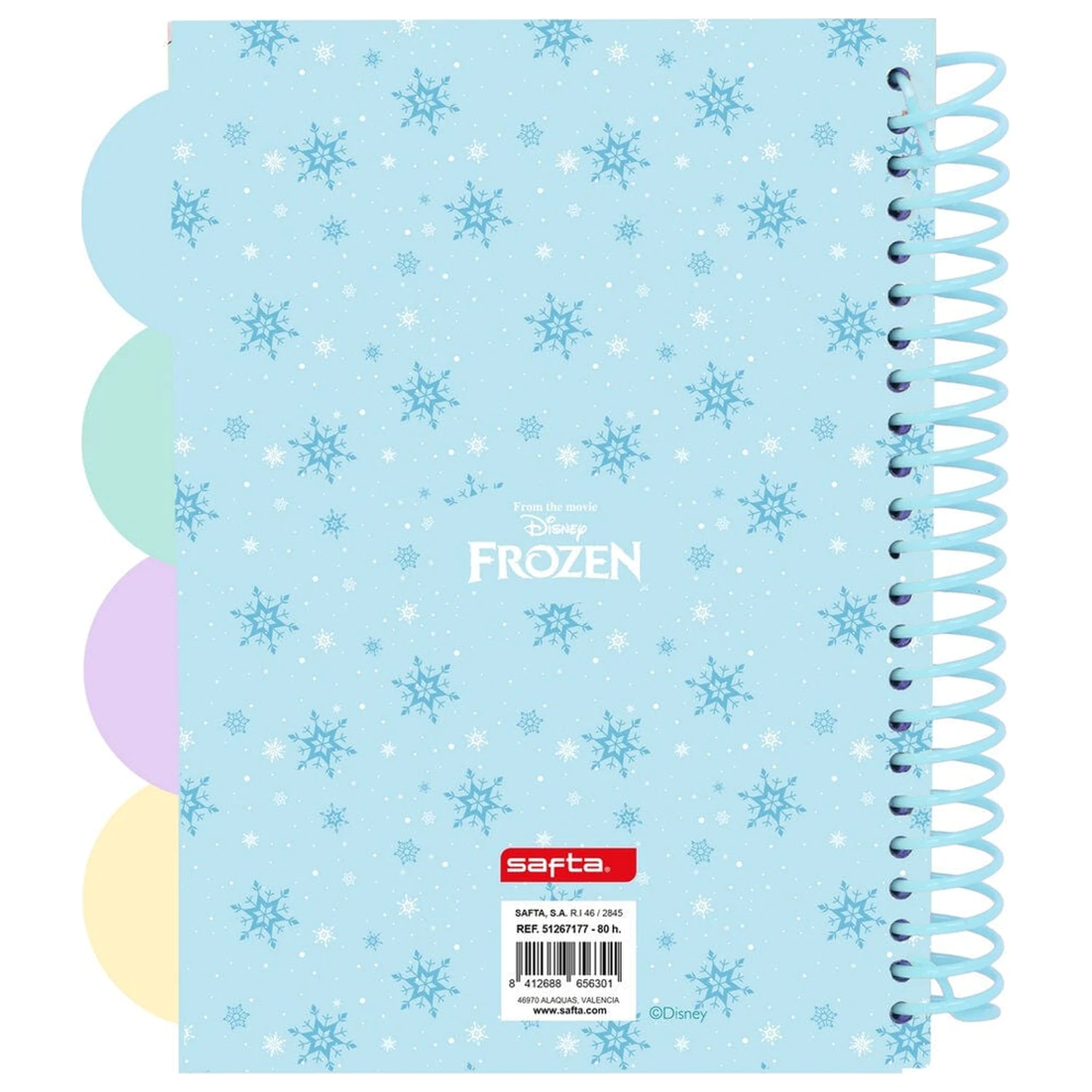 Disney Frozen A5 Notizbuch Produktfoto