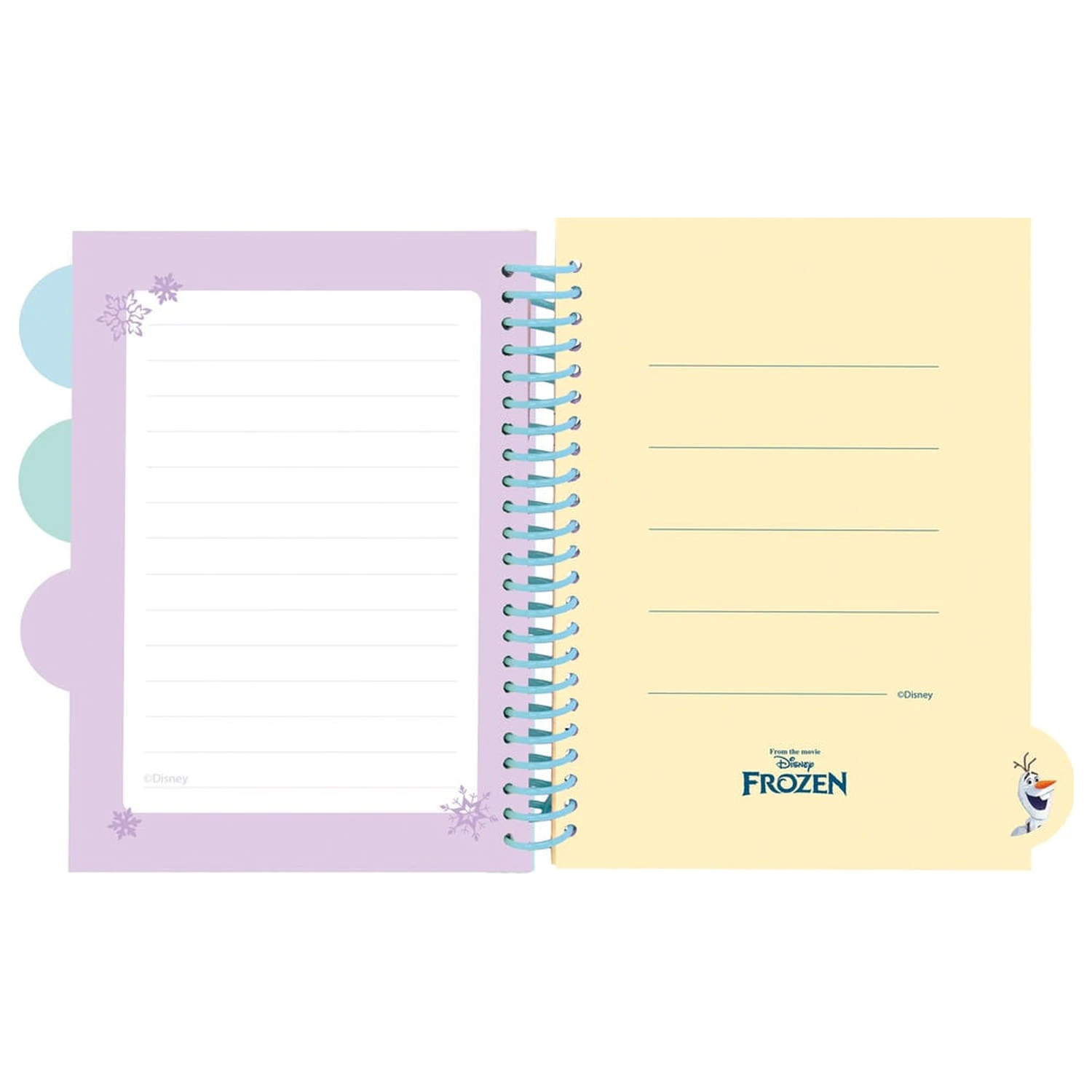 Disney Frozen A5 Notizbuch Produktfoto
