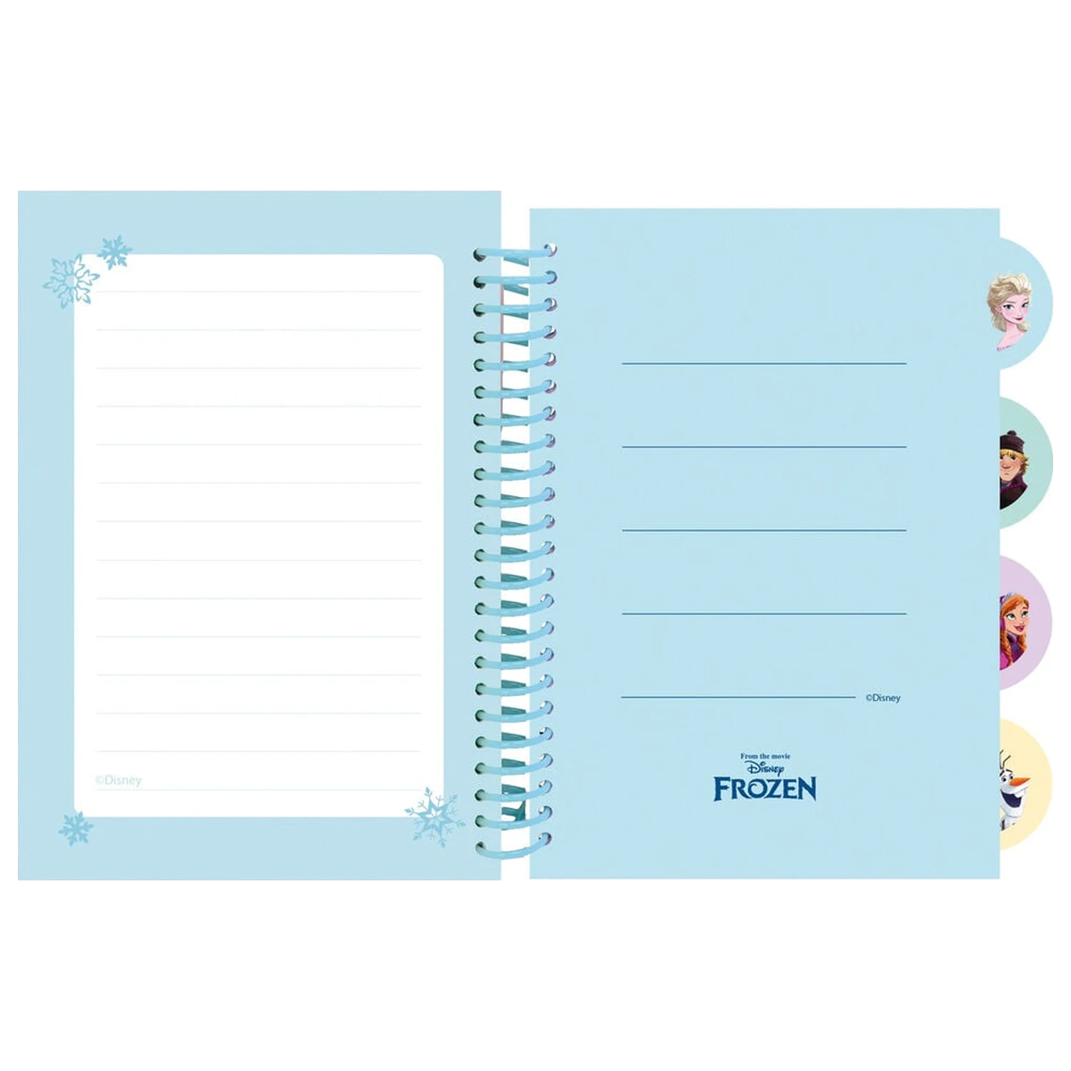 Disney Frozen A5 Notizbuch Produktfoto