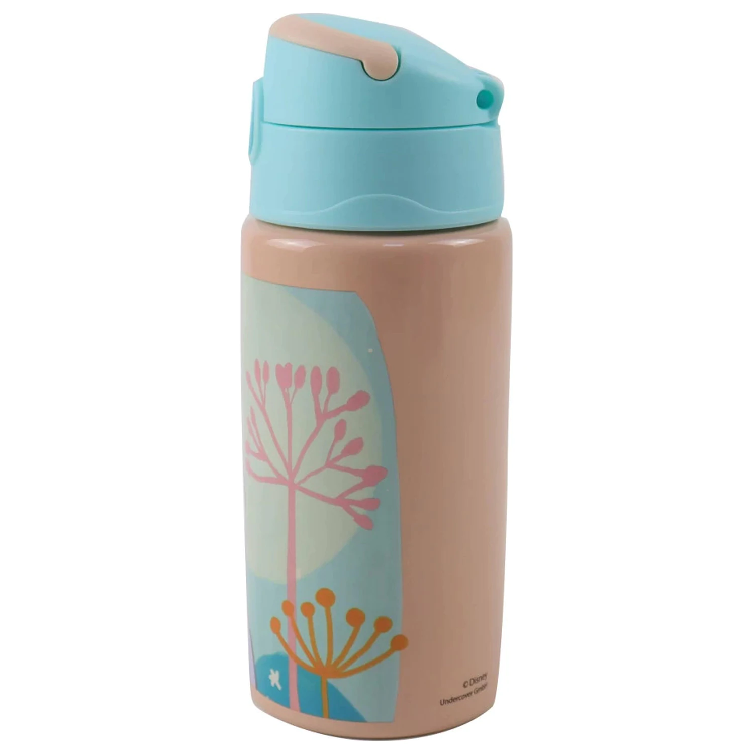 Disney Frozen Adventure Aluminium Strohhalmflasche mit Haken 500 ml Produktfoto