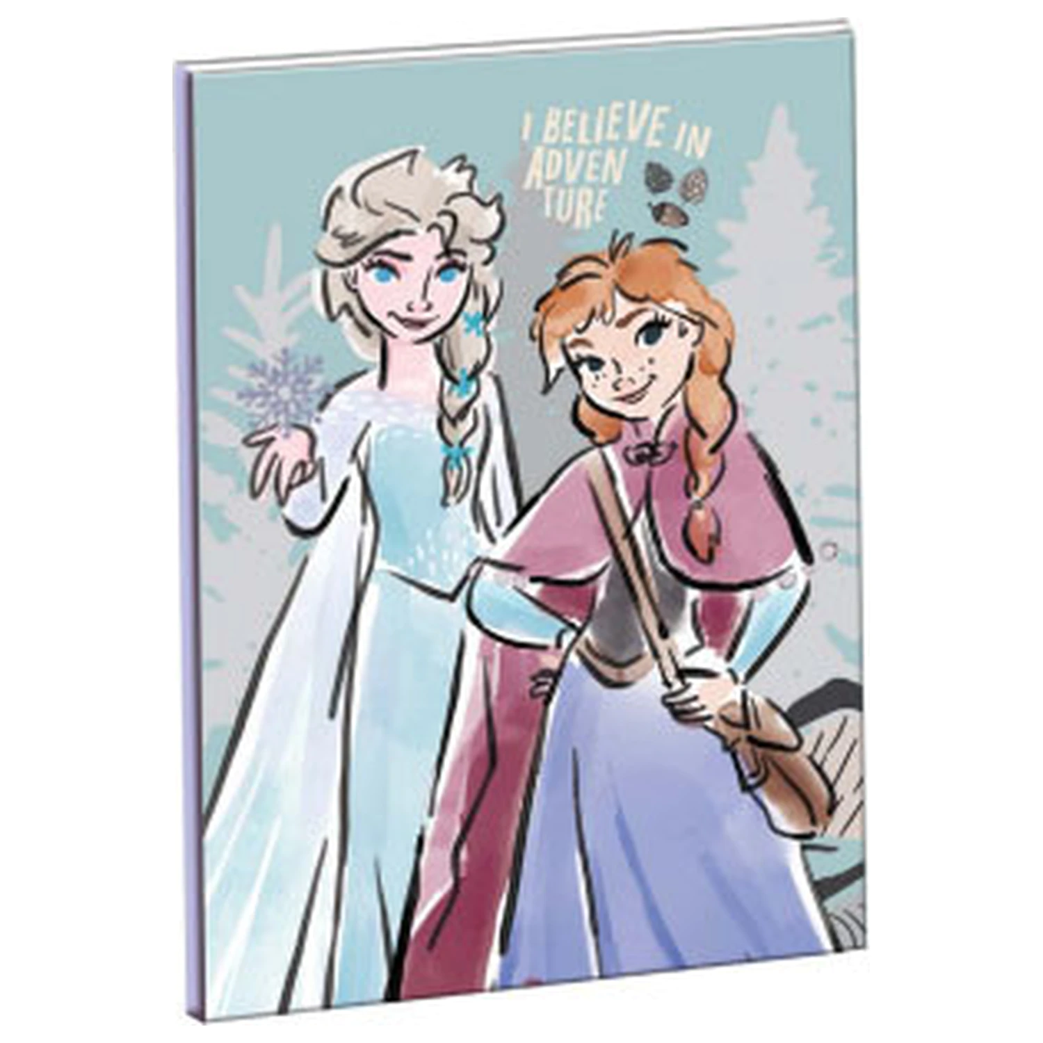 Disney Frozen Adventure B/5 liniertes Notizbuch 40 Seiten Produktfoto