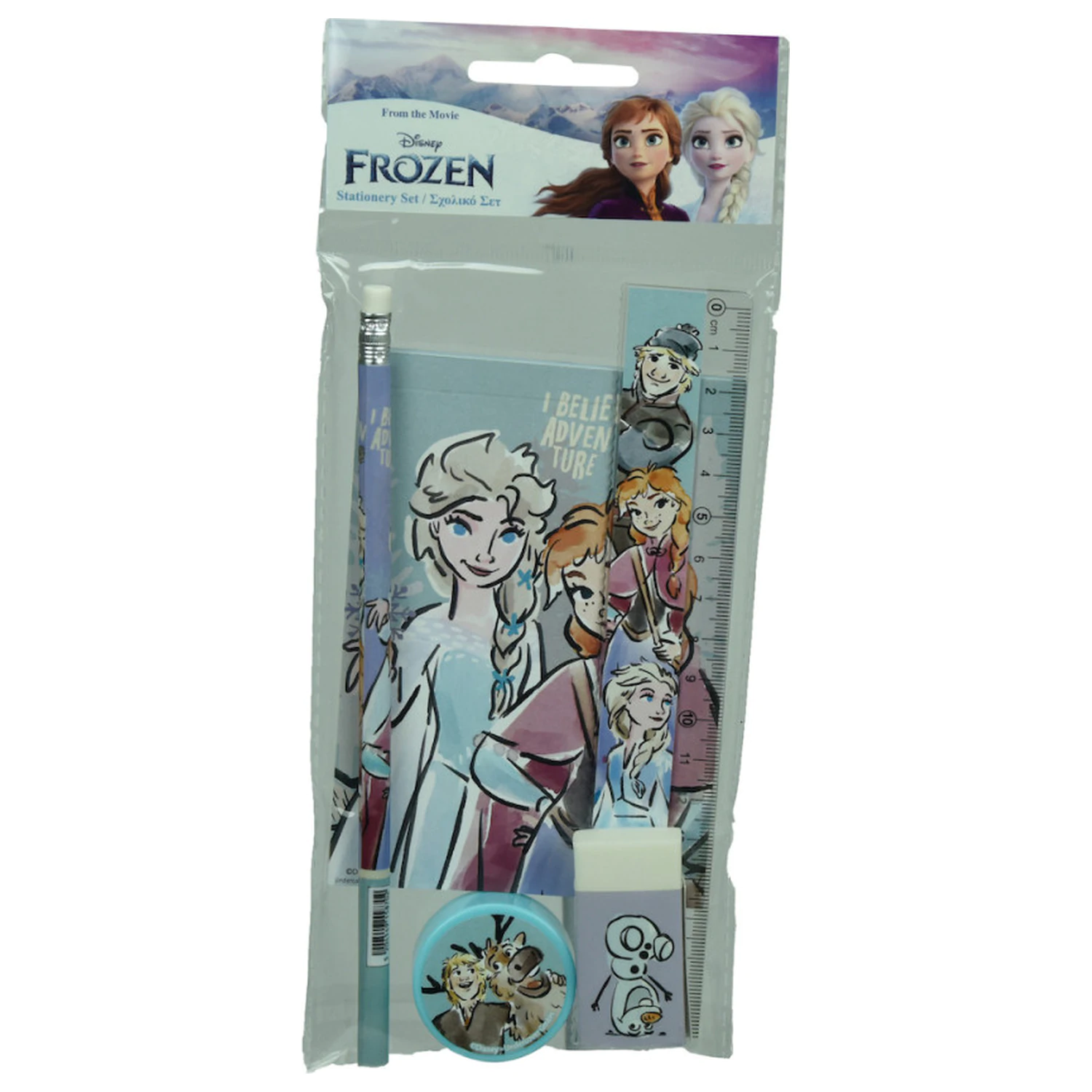 Disney Frozen Adventure Schreibwaren Set 5 Teile Produktfoto