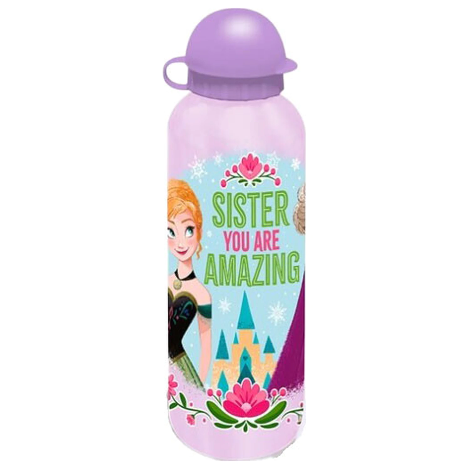 Disney Frozen Amazing Sister Aluminium Trinkflasche 500 ml Produktfoto