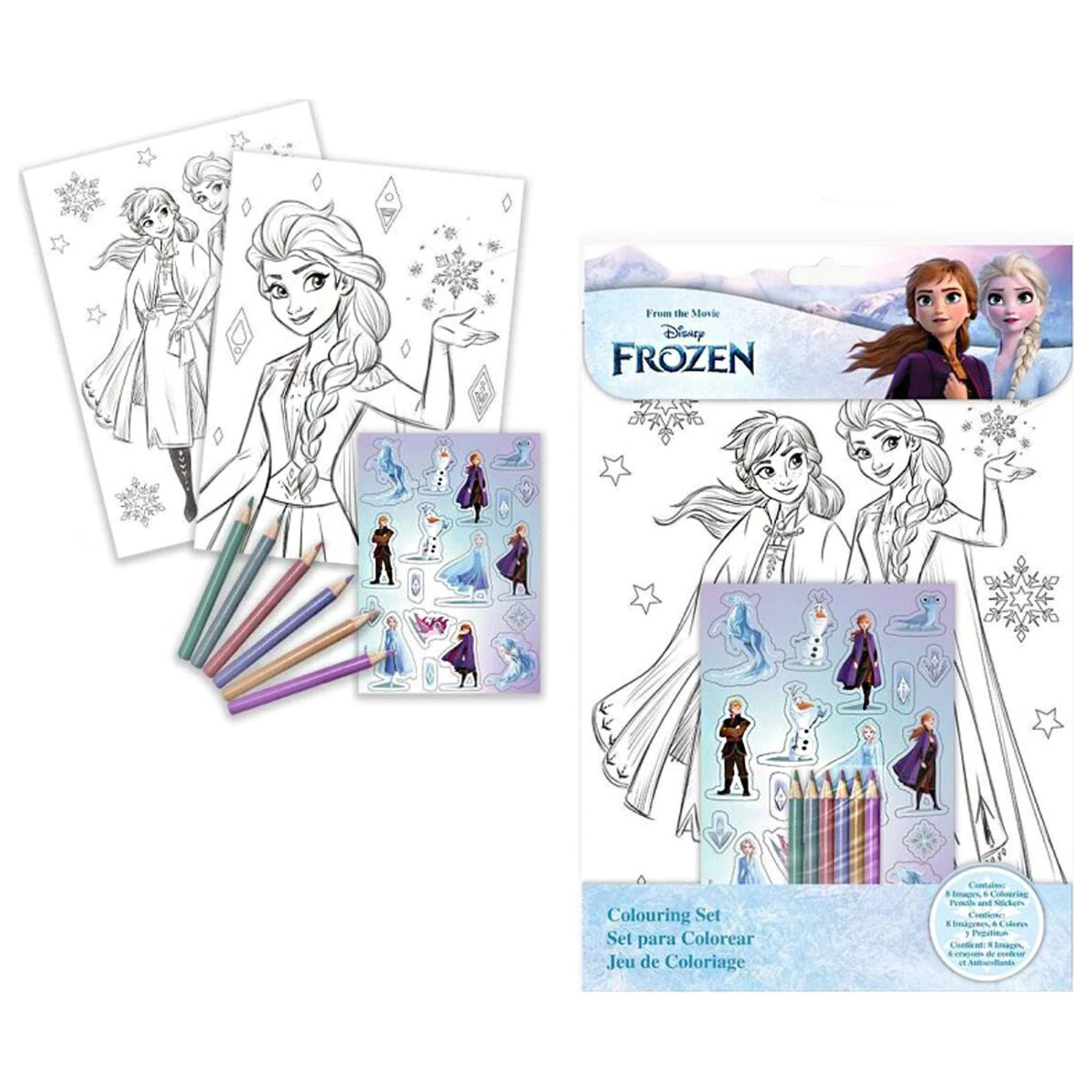 Disney Frozen Believe Malbuch + Sticker-Set Produktfoto