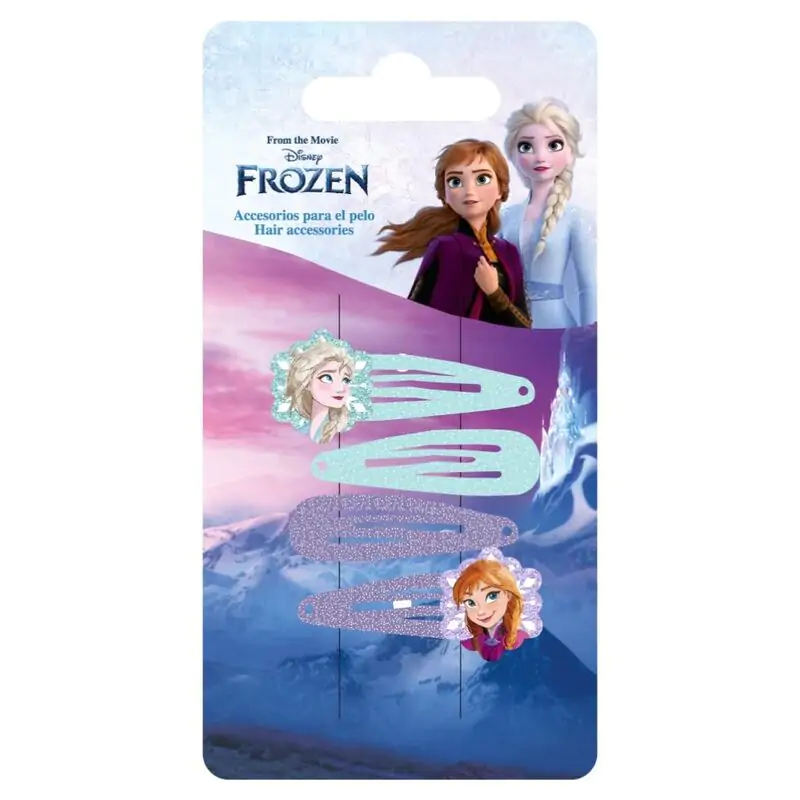 Disney Frozen blister 4 Stück Haarspangen Produktfoto