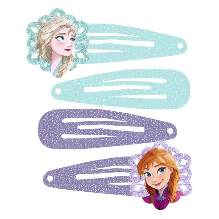 Disney Frozen blister 4 Stück Haarspangen Produktfoto