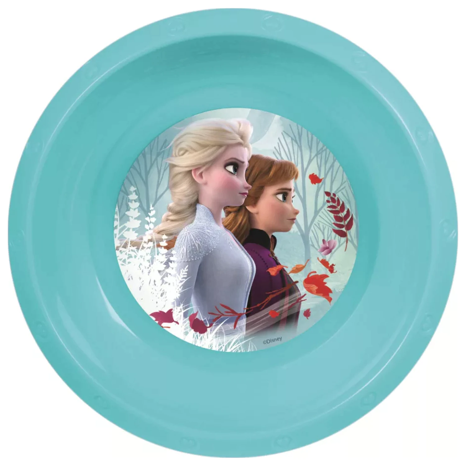 Disney Frozen Blue Forest tiefer Teller aus Plastik Produktfoto