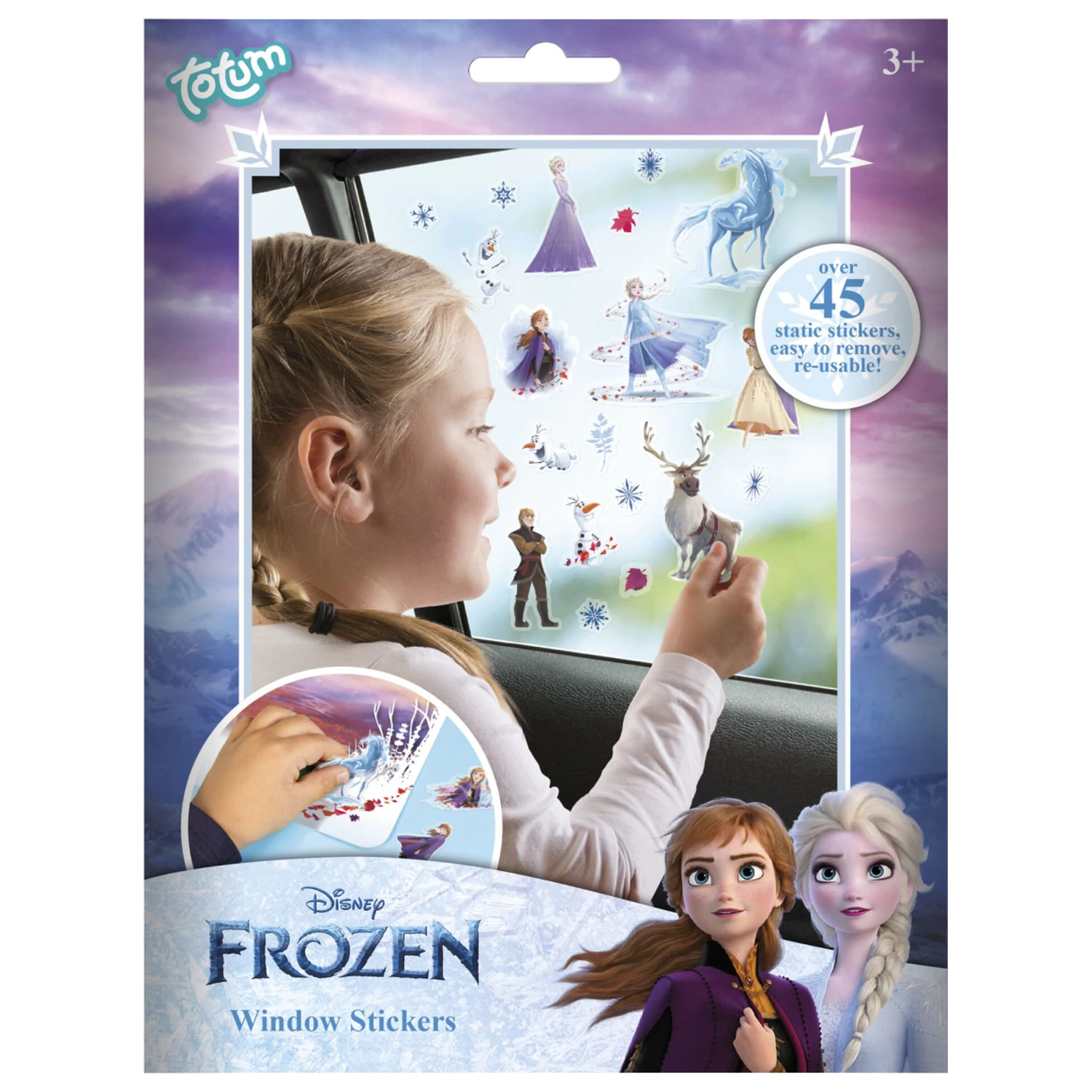 Disney Frozen Destiny Fensteraufkleber Set Produktfoto