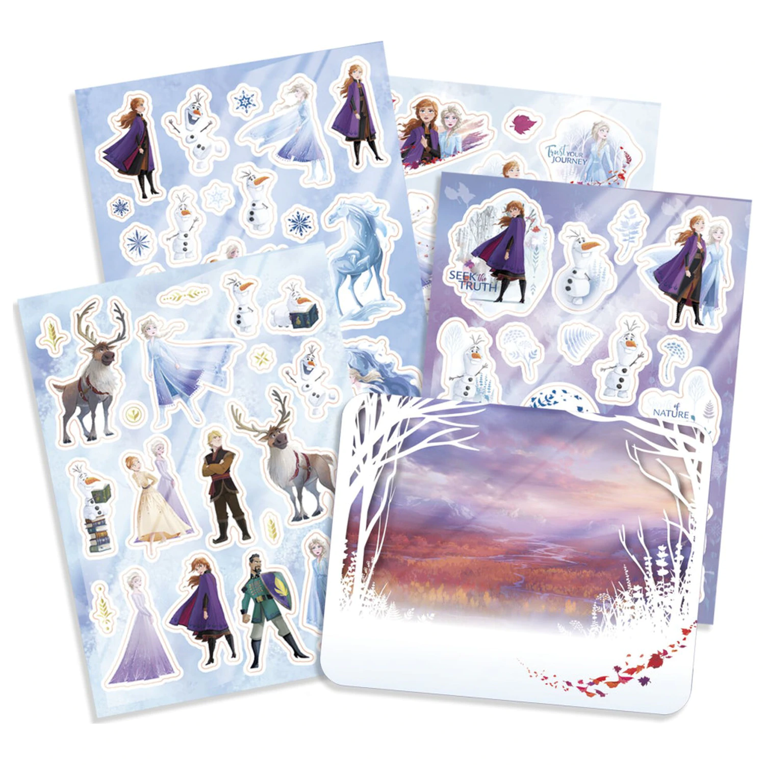 Disney Frozen Destiny Fensteraufkleber Set Produktfoto